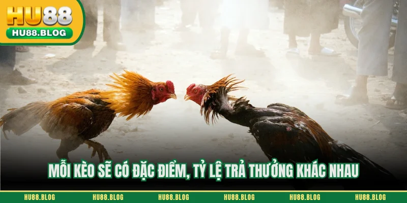 Mỗi kèo sẽ có đặc điểm, tỷ lệ trả thưởng khác nhau